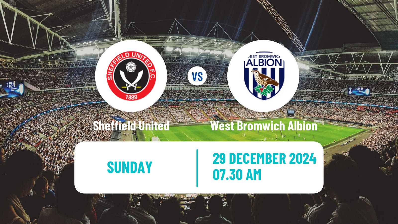 Soccer English League Championship Sheffield United - West Bromwich Albion