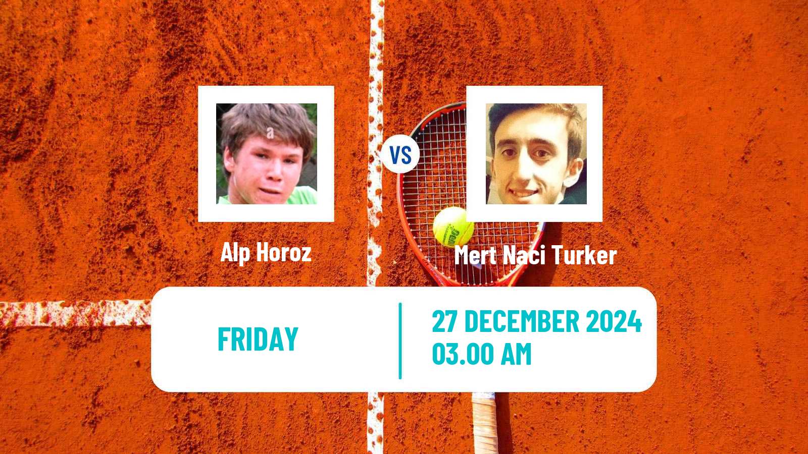 Tennis ITF M15 Antalya 21 Men Alp Horoz - Mert Naci Turker