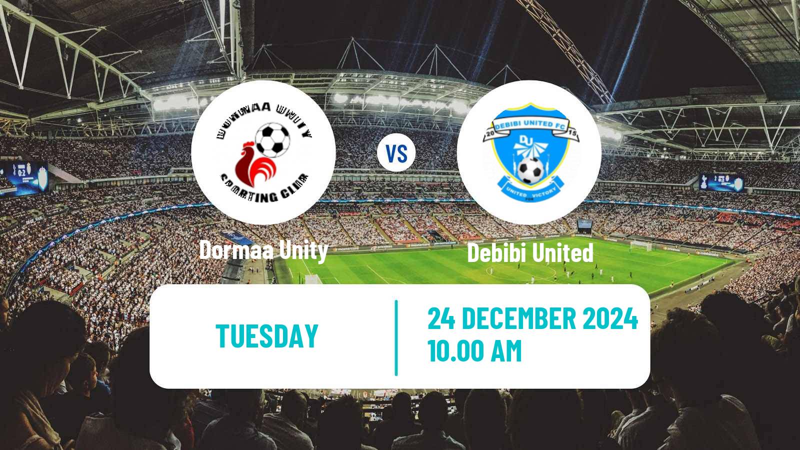 Football Ghanaian Division One League Dormaa Unity - Debibi United