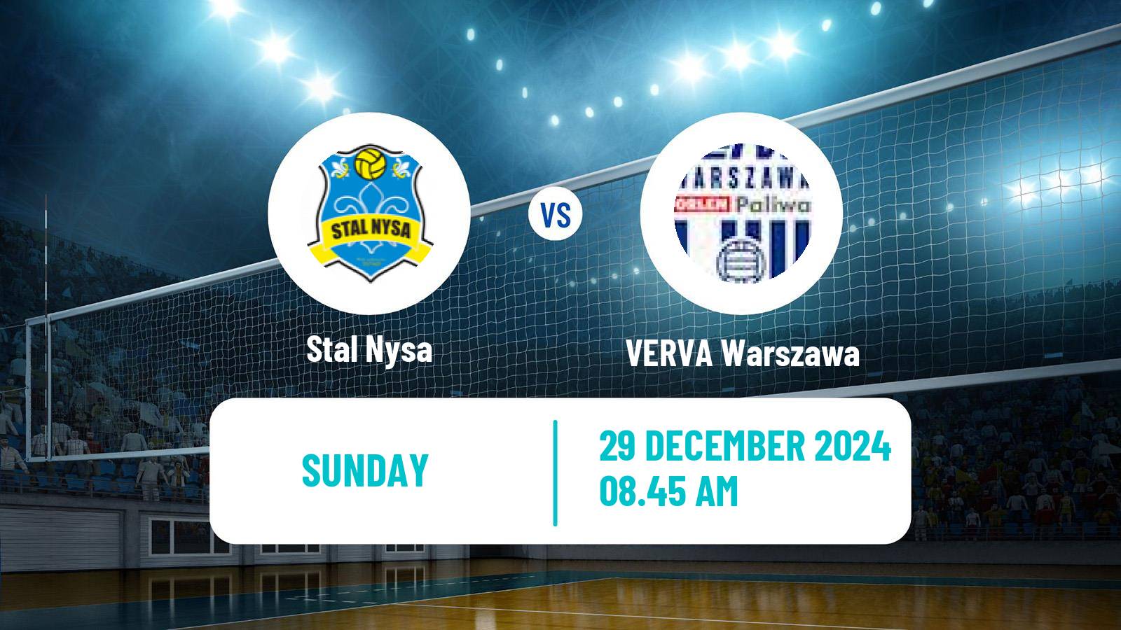 Volleyball Polish PlusLiga Stal Nysa - Projekt Warszawa