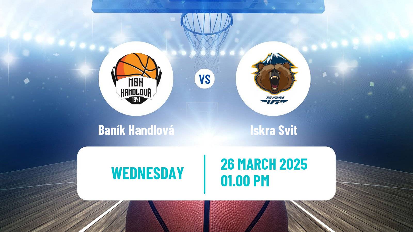 Basketball Slovak Extraliga Basketball Baník Handlová - Iskra Svit