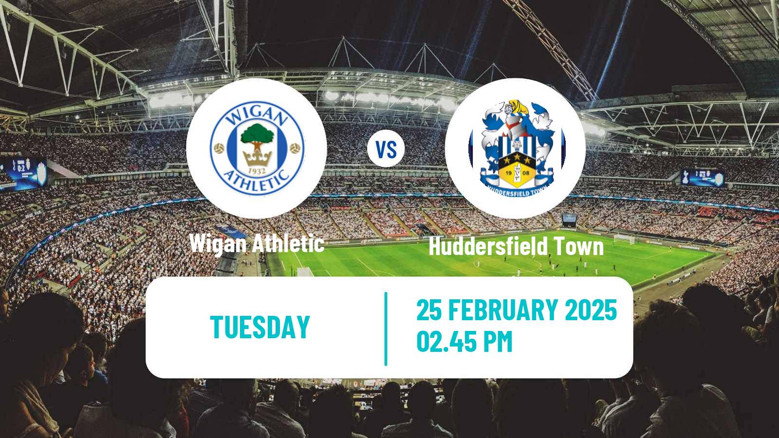 Soccer English League One Wigan Athletic - Huddersfield Town