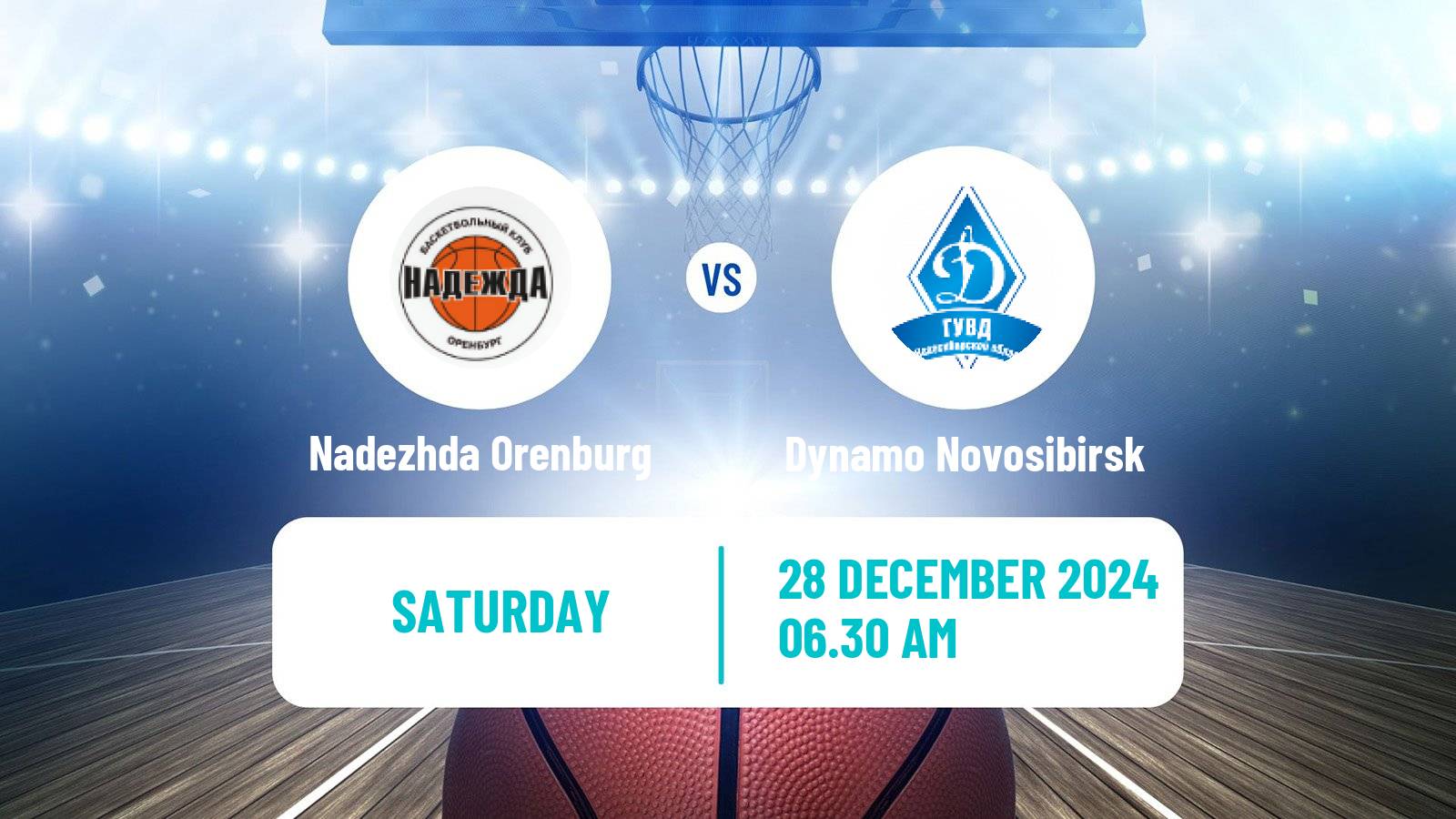 Basketball Russian Premier League Basketball Women Nadezhda Orenburg - Dynamo Novosibirsk
