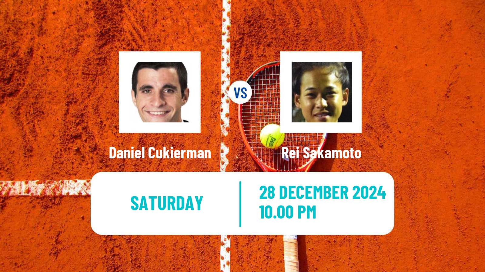 Tennis Nonthaburi Challenger Men Daniel Cukierman - Rei Sakamoto