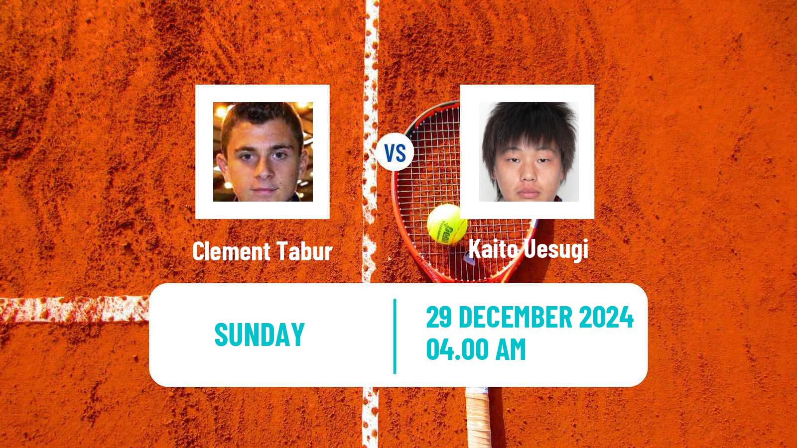 Tennis Nonthaburi Challenger Men Clement Tabur - Kaito Uesugi