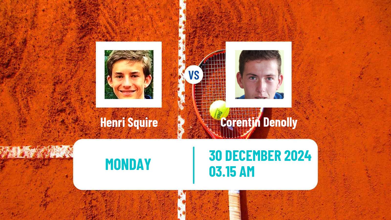 Tennis Nonthaburi Challenger Men Henri Squire - Corentin Denolly