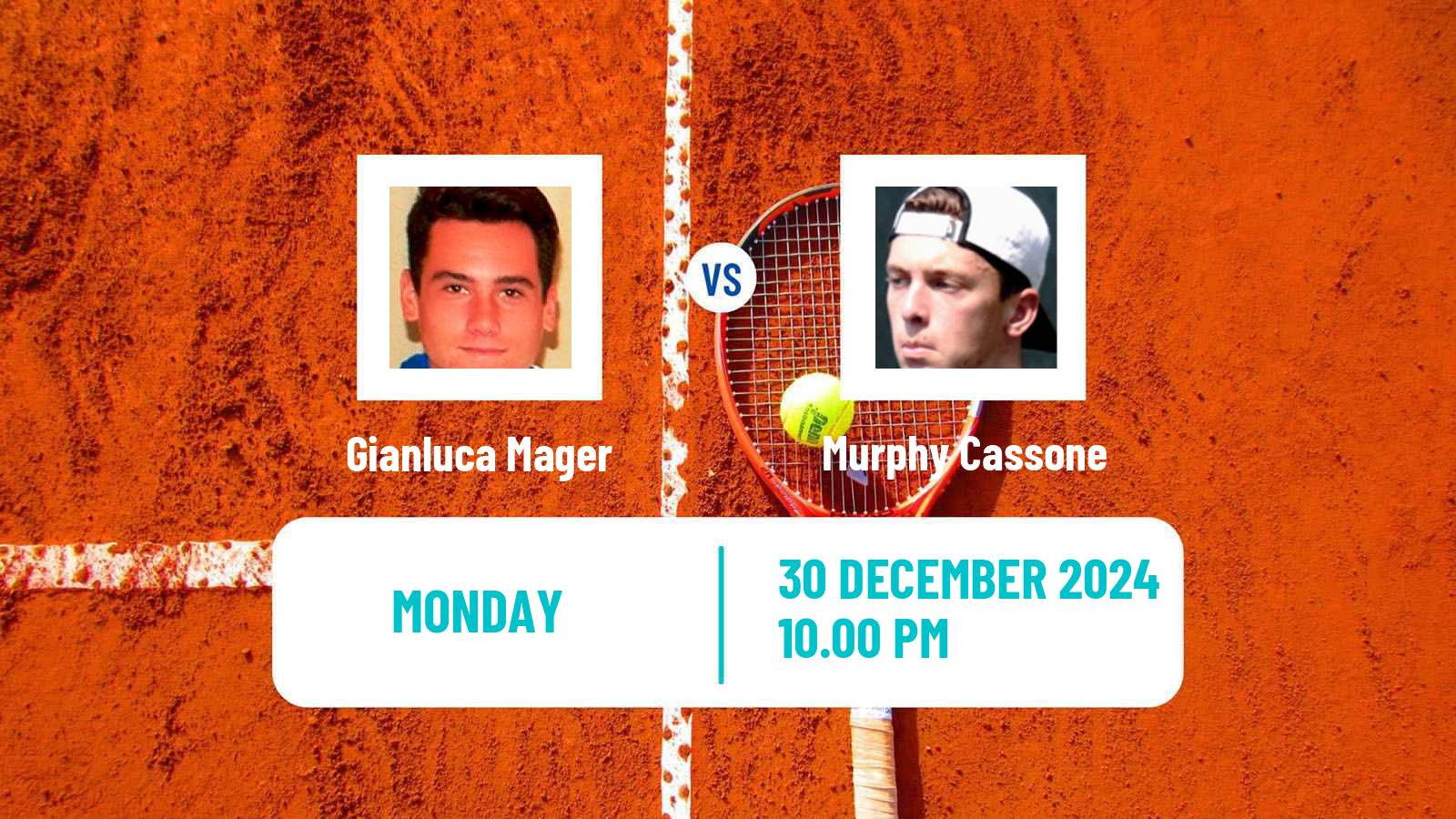 Tennis Nonthaburi Challenger Men Gianluca Mager - Murphy Cassone