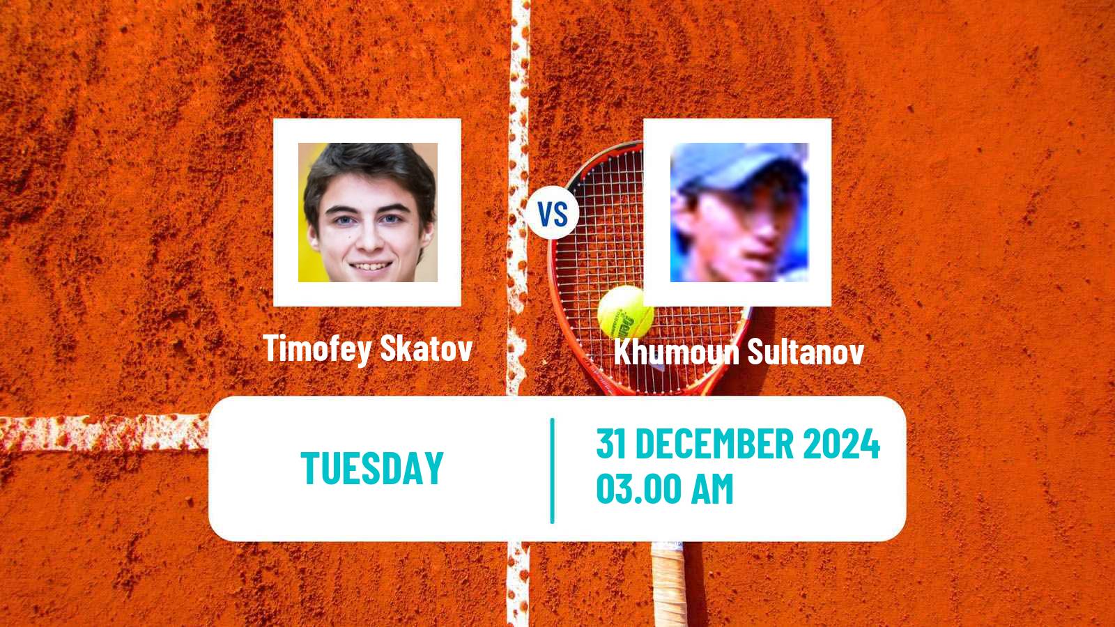 Tennis Nonthaburi Challenger Men Timofey Skatov - Khumoun Sultanov