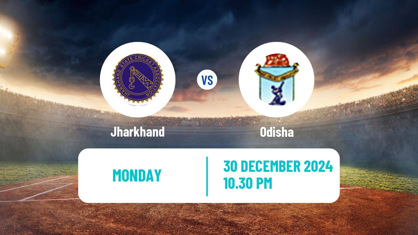 Cricket Vijay Hazare Trophy Jharkhand - Odisha