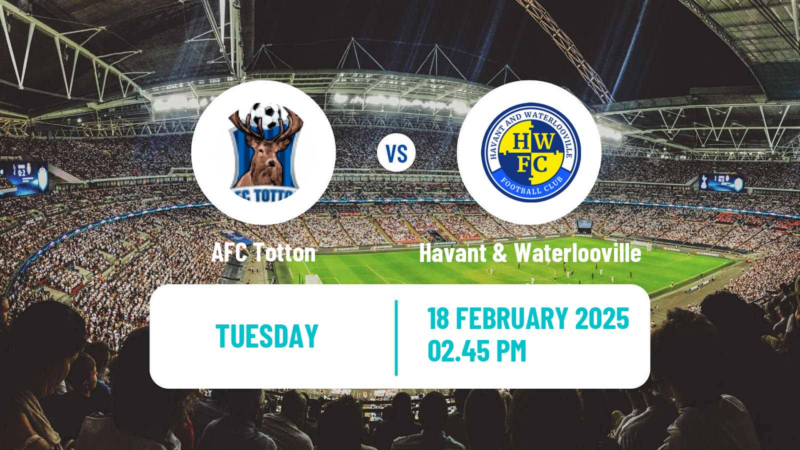 Soccer English Southern League South Division Totton - Havant & Waterlooville