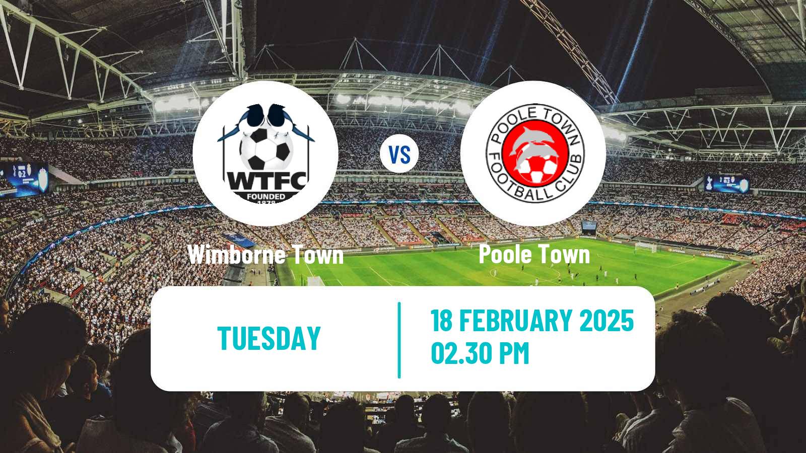 Soccer English Southern League South Division Wimborne Town - Poole Town