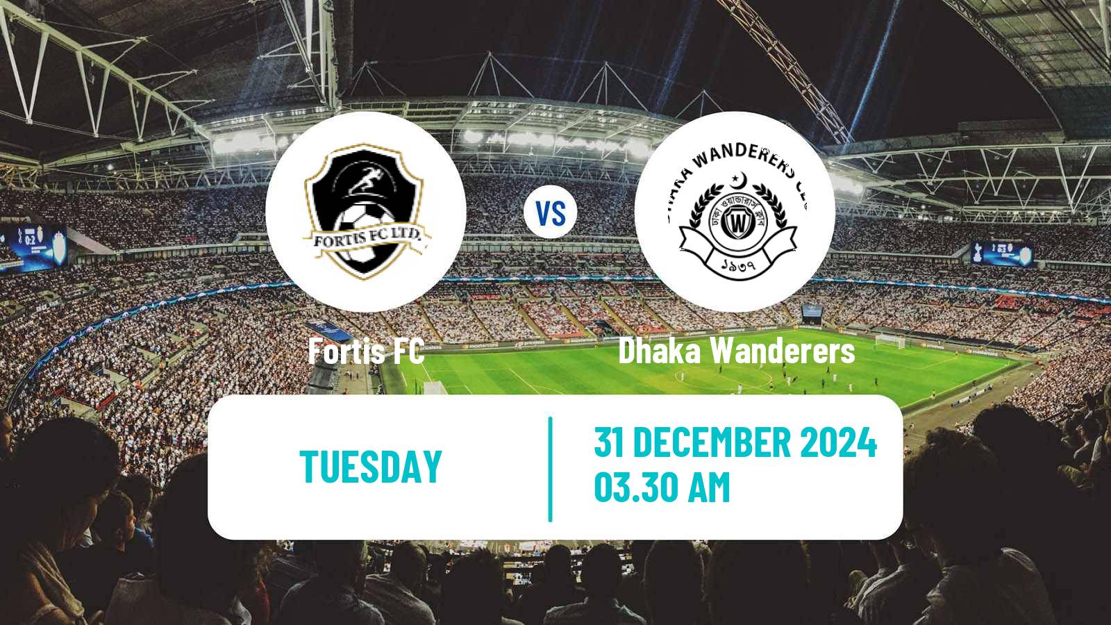 Soccer Bangladesh Federation Cup Fortis - Dhaka Wanderers
