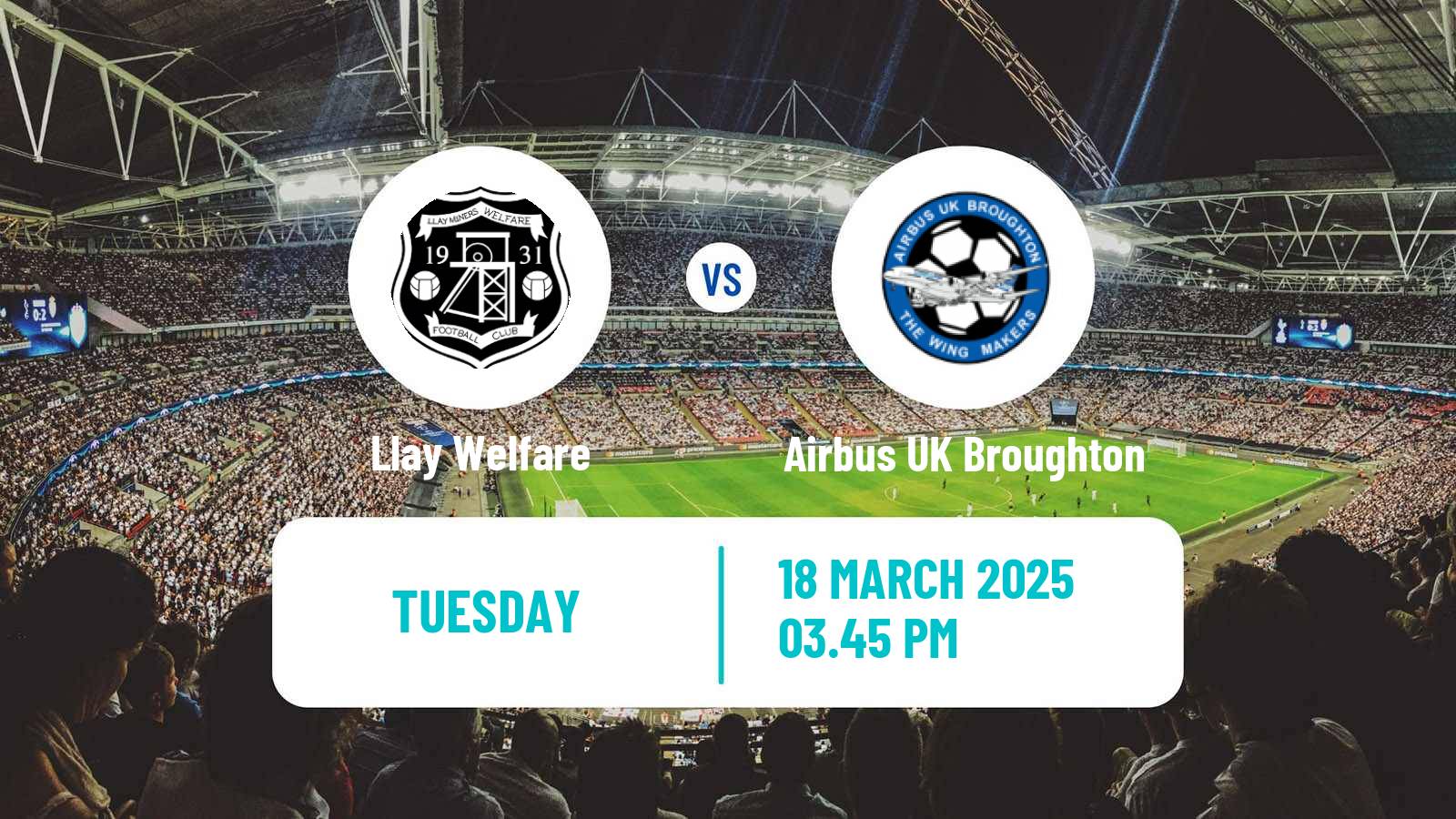 Soccer Welsh Cymru North Llay Welfare - Airbus UK Broughton