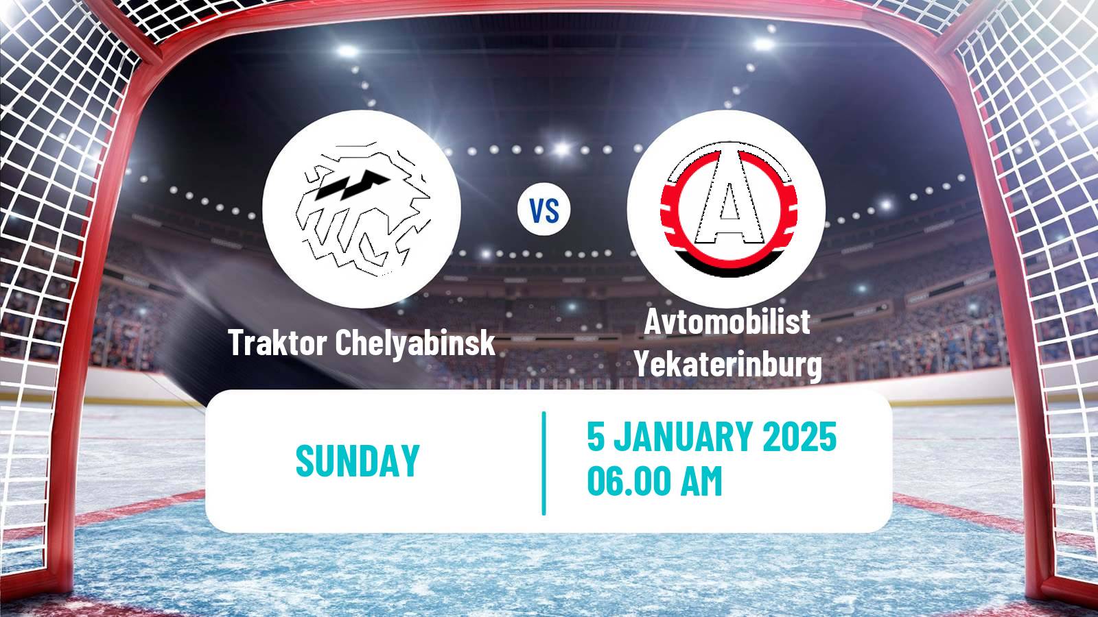 Hockey KHL Traktor Chelyabinsk - Avtomobilist Yekaterinburg