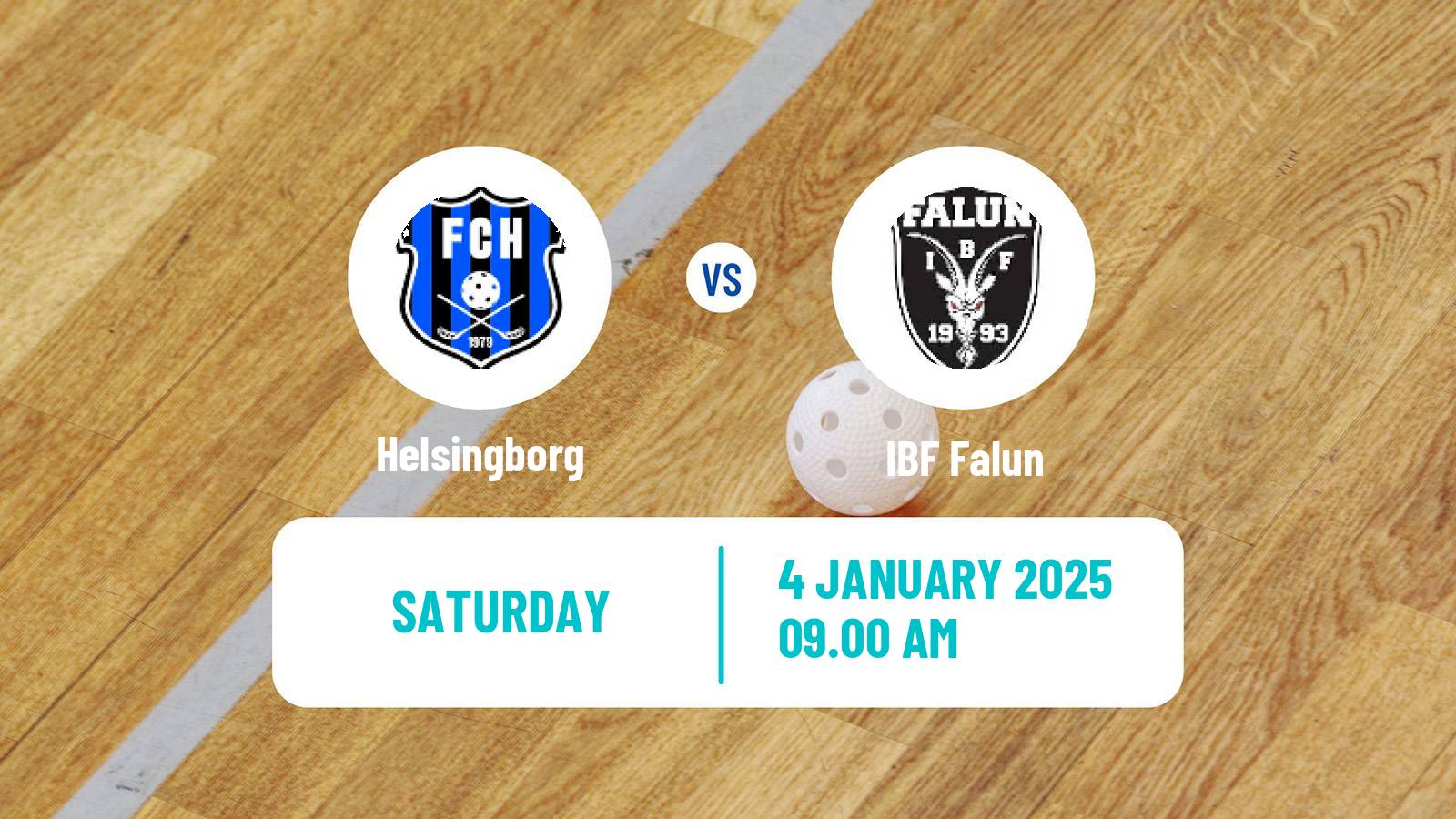 Floorball Swedish Superligan Floorball Helsingborg - Falun