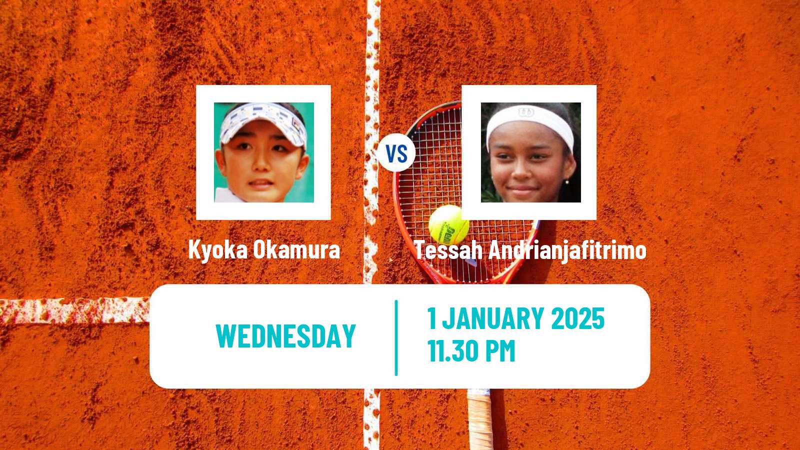 Tennis ITF W75 Nonthaburi Women Kyoka Okamura - Tessah Andrianjafitrimo