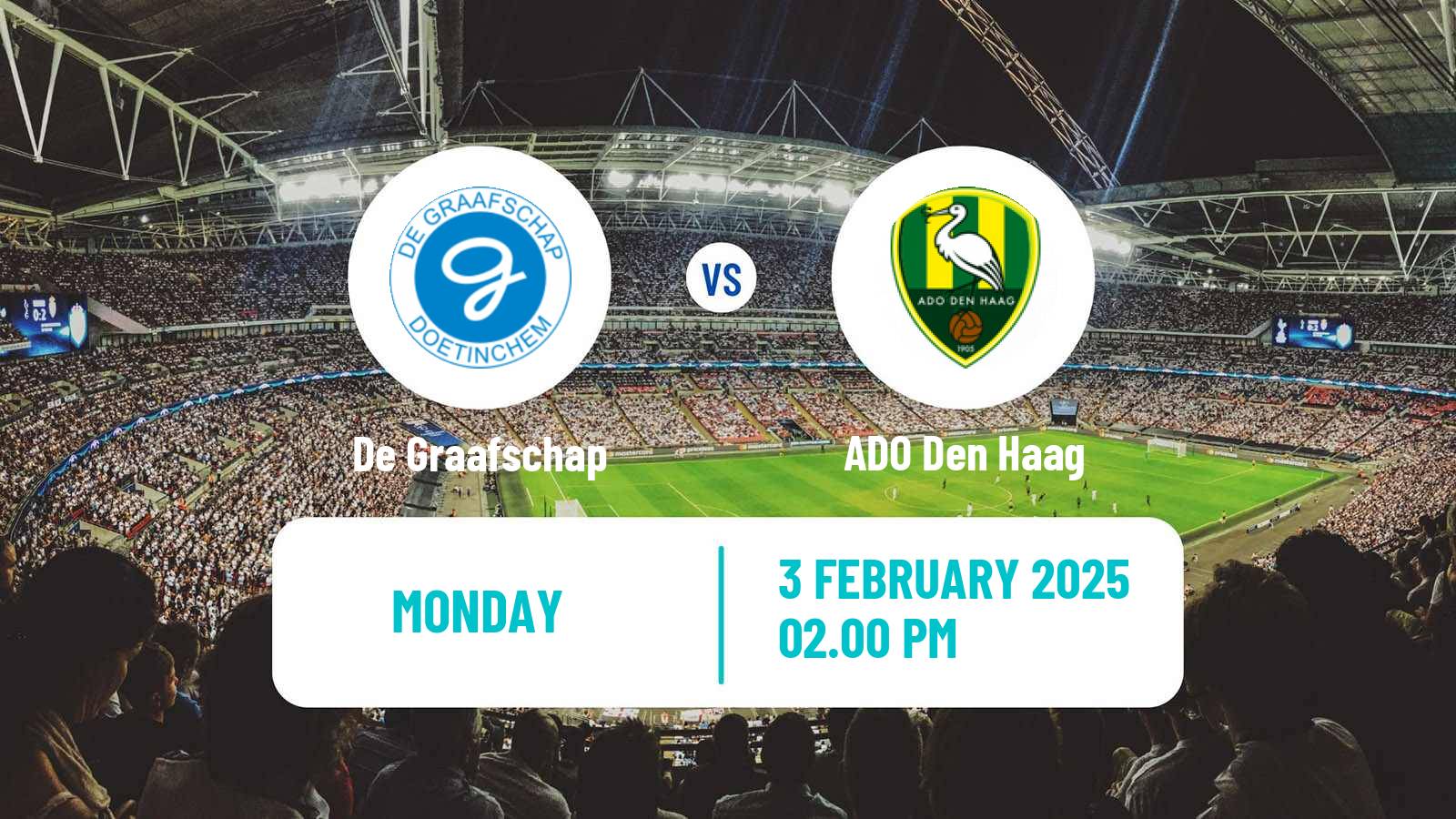 Football Dutch Eerste Divisie De Graafschap - ADO Den Haag