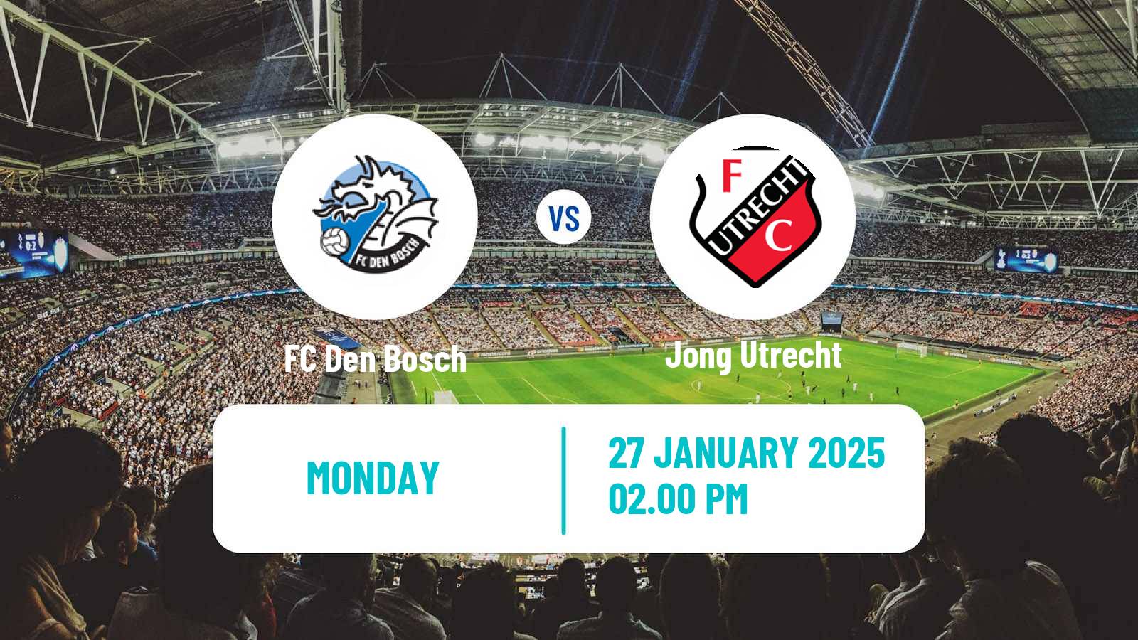 Soccer Dutch Eerste Divisie Den Bosch - Jong Utrecht