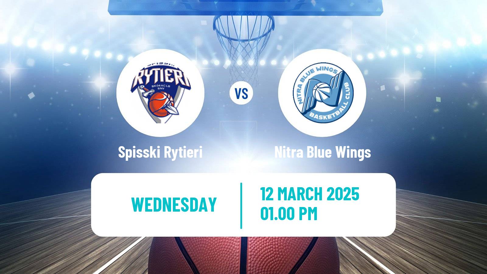Basketball Slovak Extraliga Basketball Spisski Rytieri - Nitra Blue Wings