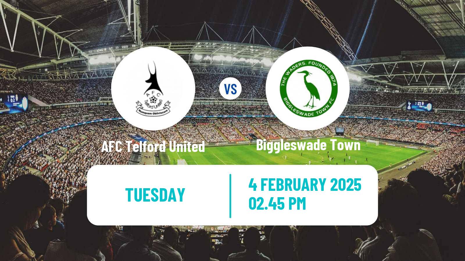 Soccer English Southern League Central Division AFC Telford United - Biggleswade Town