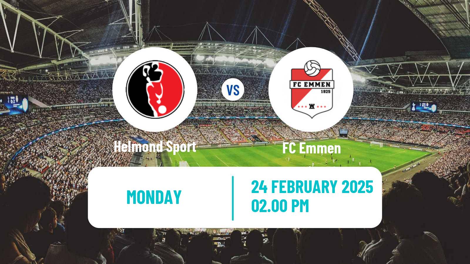 Soccer Dutch Eerste Divisie Helmond Sport - Emmen
