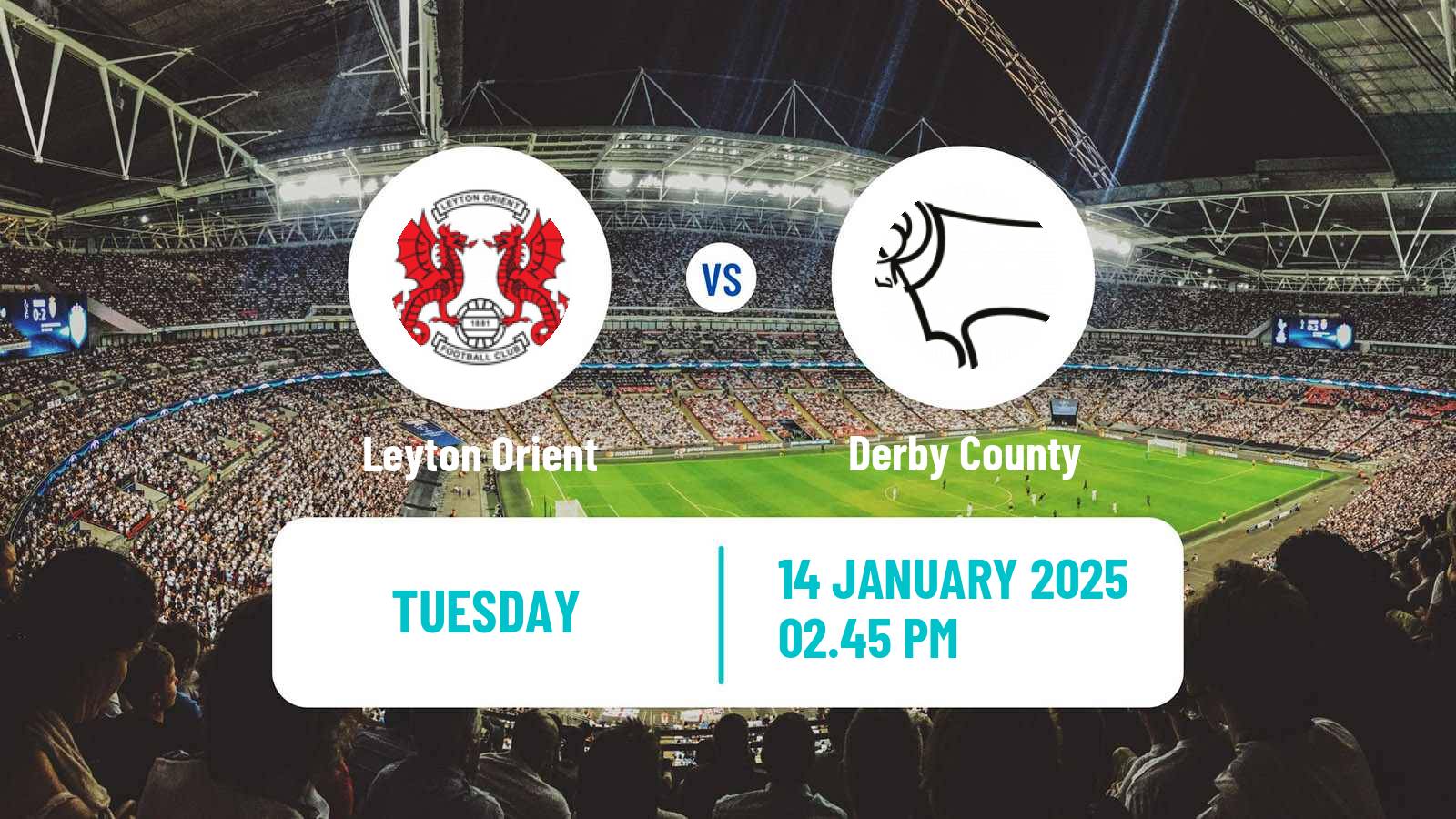 Soccer English FA Cup Leyton Orient - Derby County