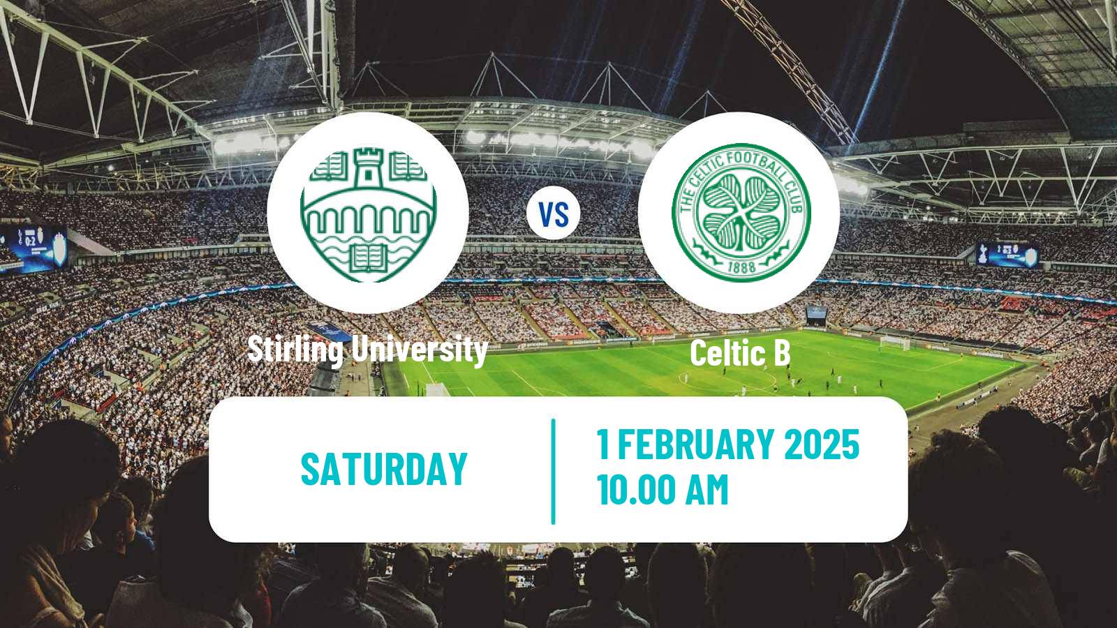 Soccer Scottish Lowland League Stirling University - Celtic B
