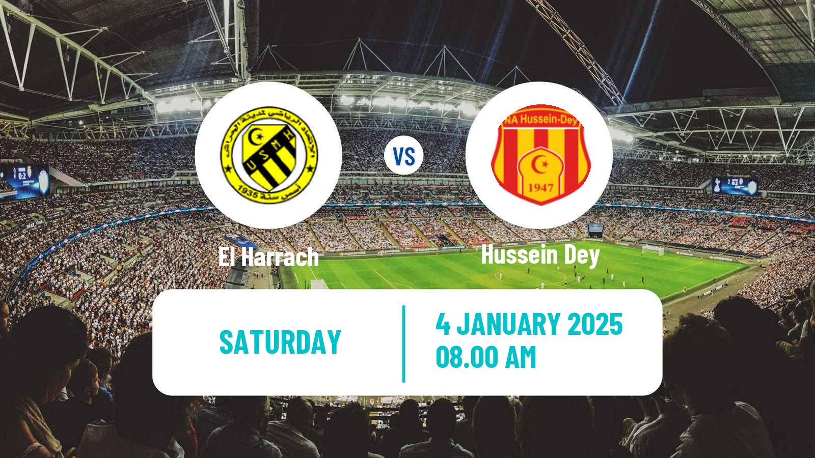 Soccer Algerian Cup El Harrach - Hussein Dey