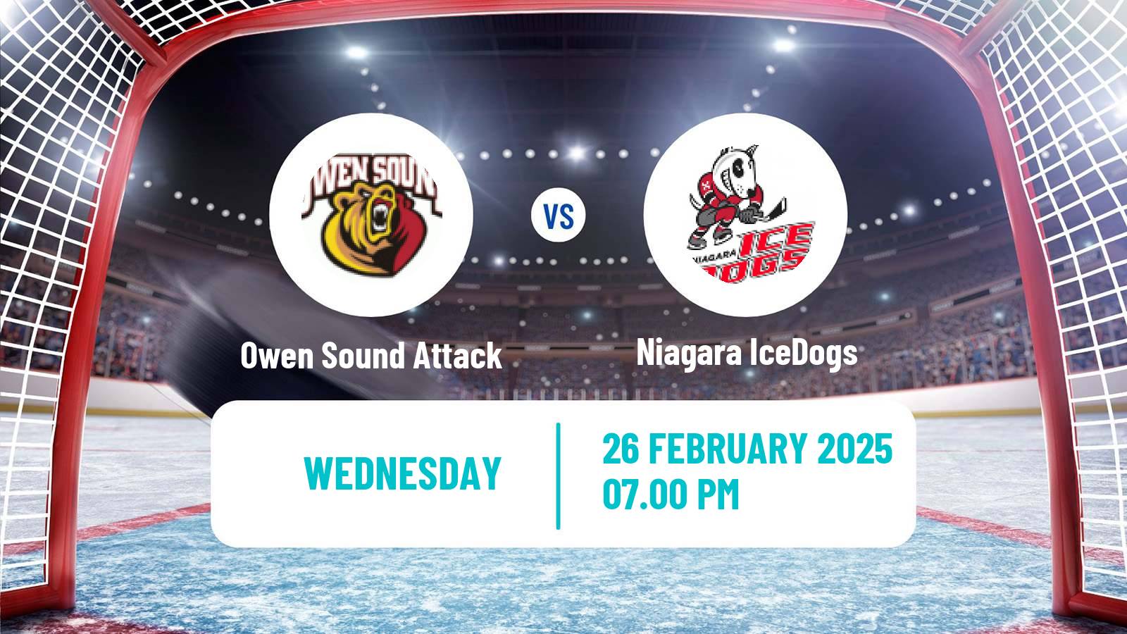 Hockey OHL Owen Sound Attack - Niagara IceDogs
