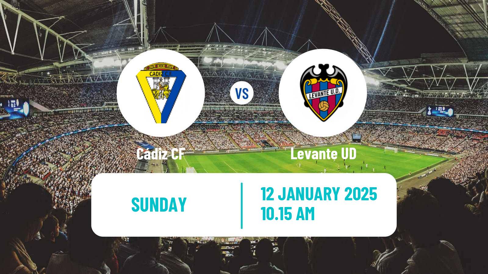 Soccer Spanish LaLiga2 Cádiz - Levante