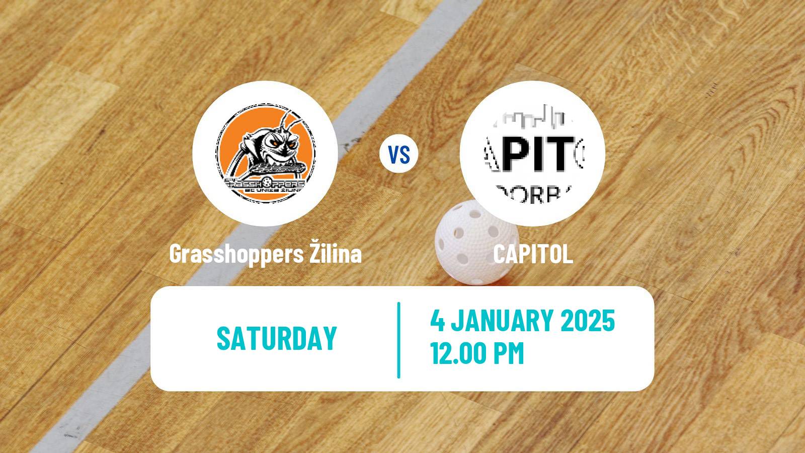 Floorball Slovak Extraliga Floorball Grasshoppers Žilina - CAPITOL