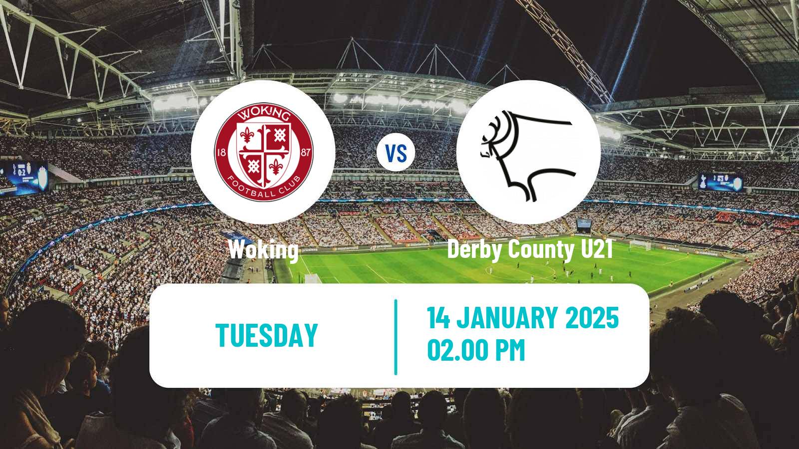 Soccer English National League Cup Woking - Derby County U21