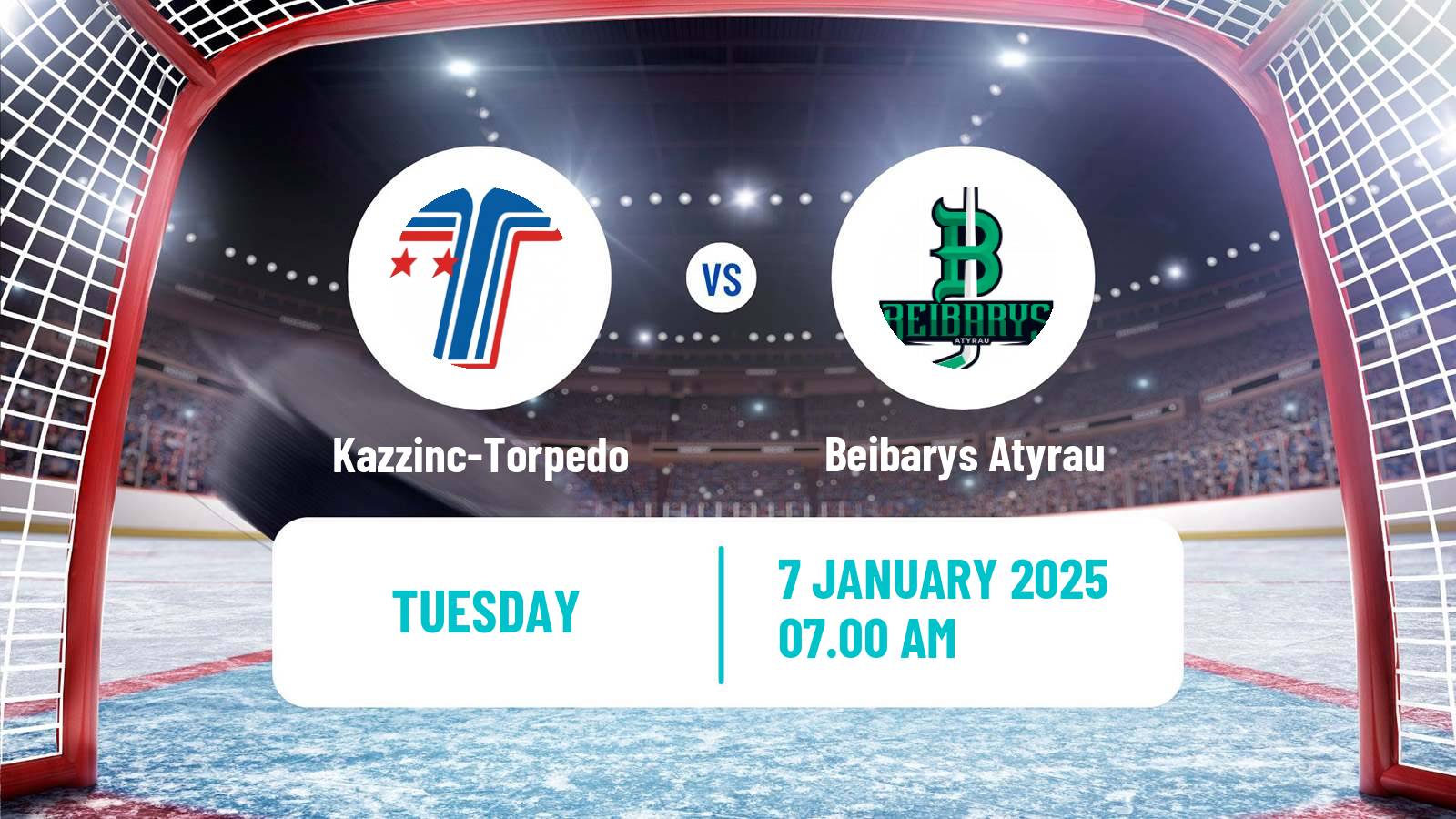 Hockey Kazakh Ice Hockey Championship Kazzinc-Torpedo - Beibarys Atyrau
