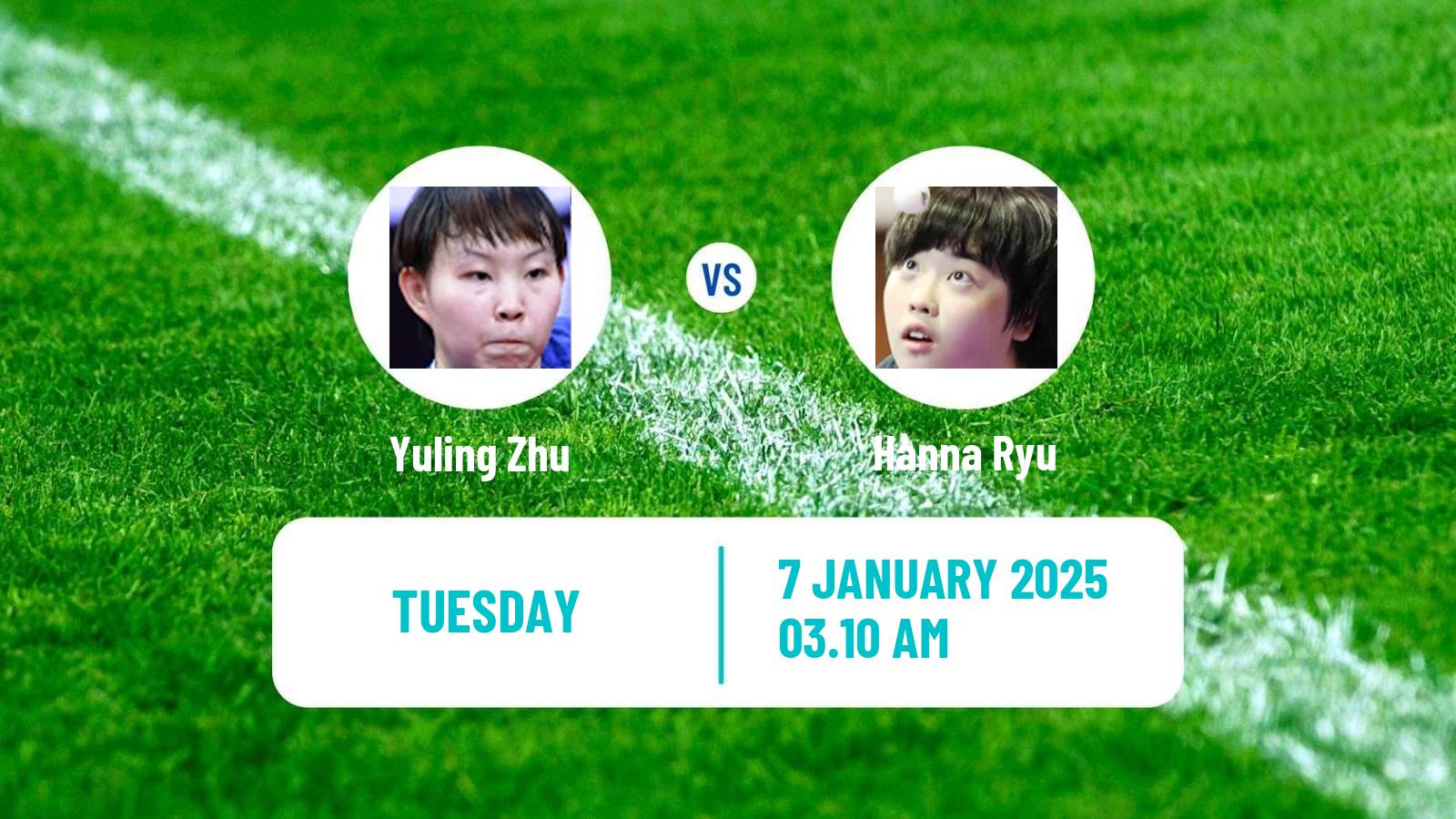 Table tennis Wtt Star Contender Doha Women Yuling Zhu - Hanna Ryu