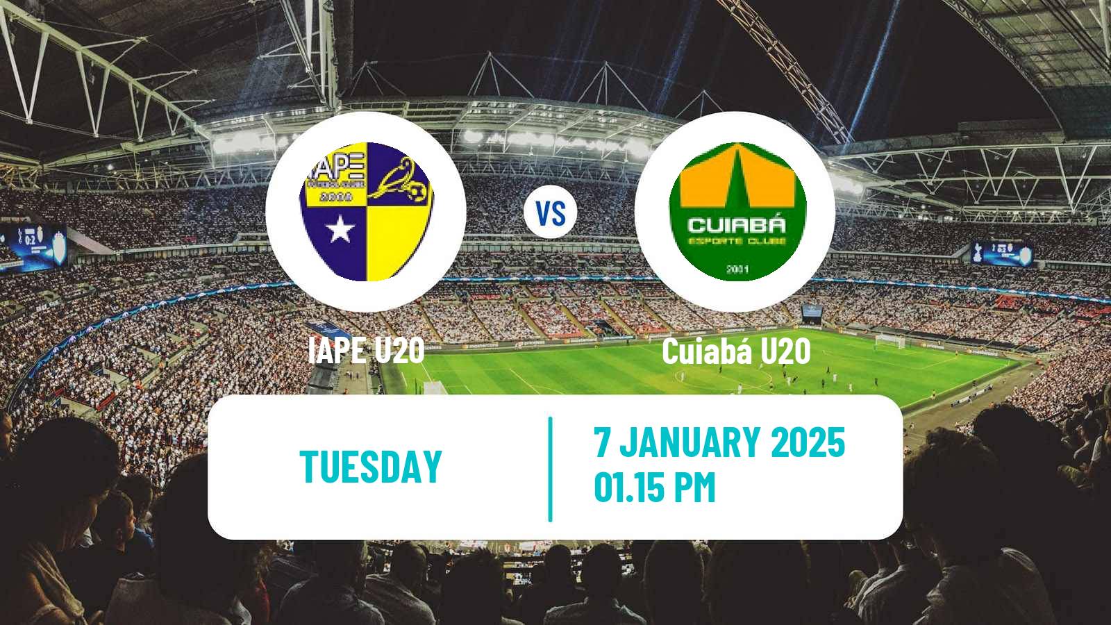 Soccer Brazilian Copa Sao Paulo de juniores IAPE U20 - Cuiabá U20