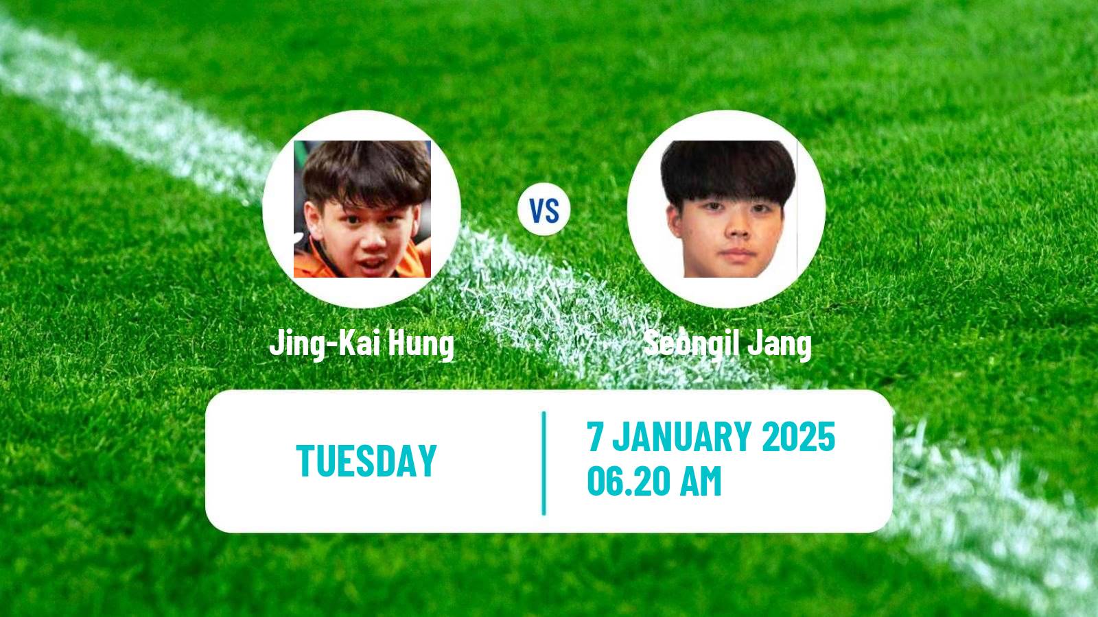 Table tennis Wtt Star Contender Doha Men Jing-Kai Hung - Seongil Jang