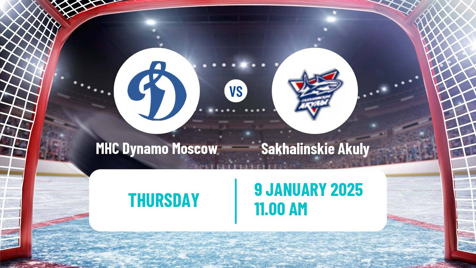 Hockey MHL MHC Dynamo Moscow - Sakhalinskie Akuly