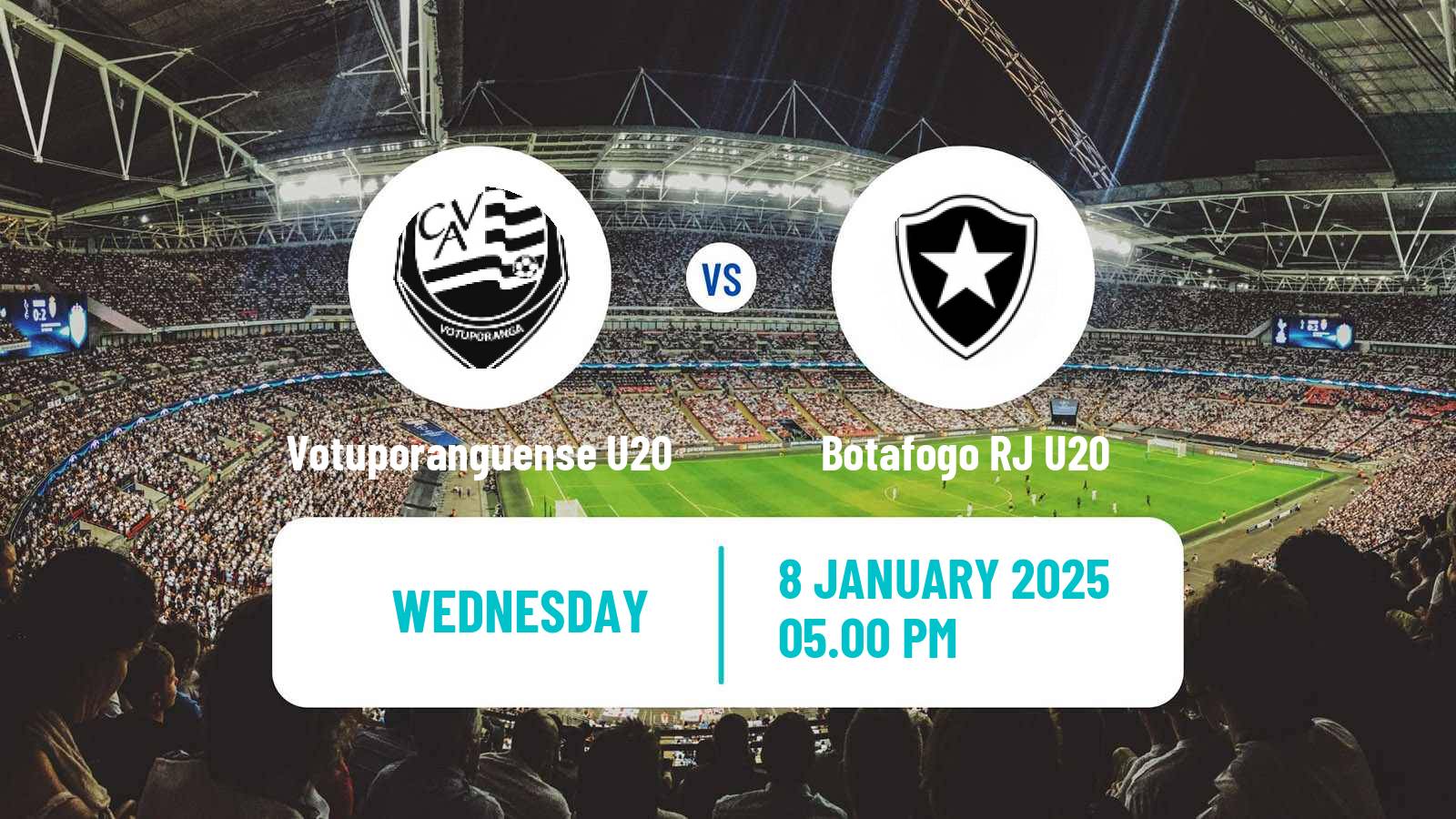 Soccer Brazilian Copa Sao Paulo de juniores Votuporanguense U20 - Botafogo RJ U20
