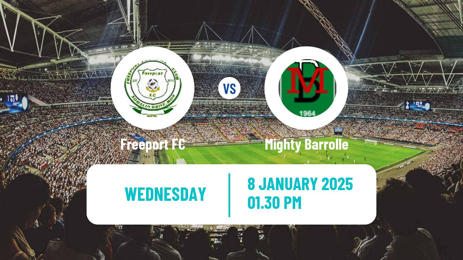 Football Liberian First Division Freeport - Mighty Barrolle