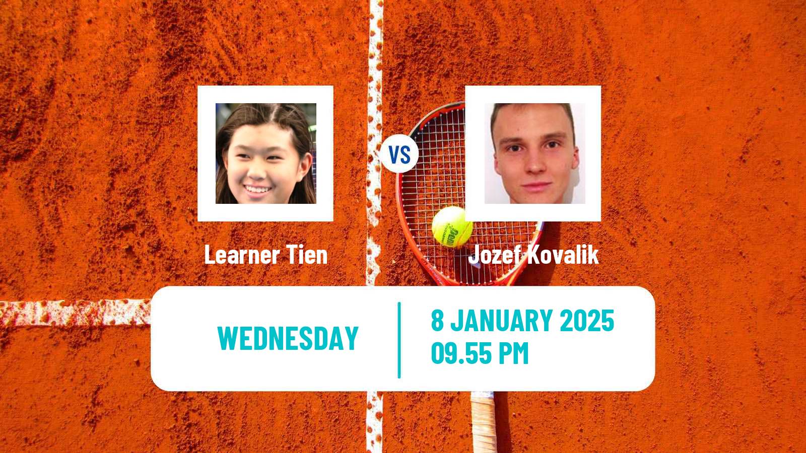 Tennis ATP Australian Open Learner Tien - Jozef Kovalik