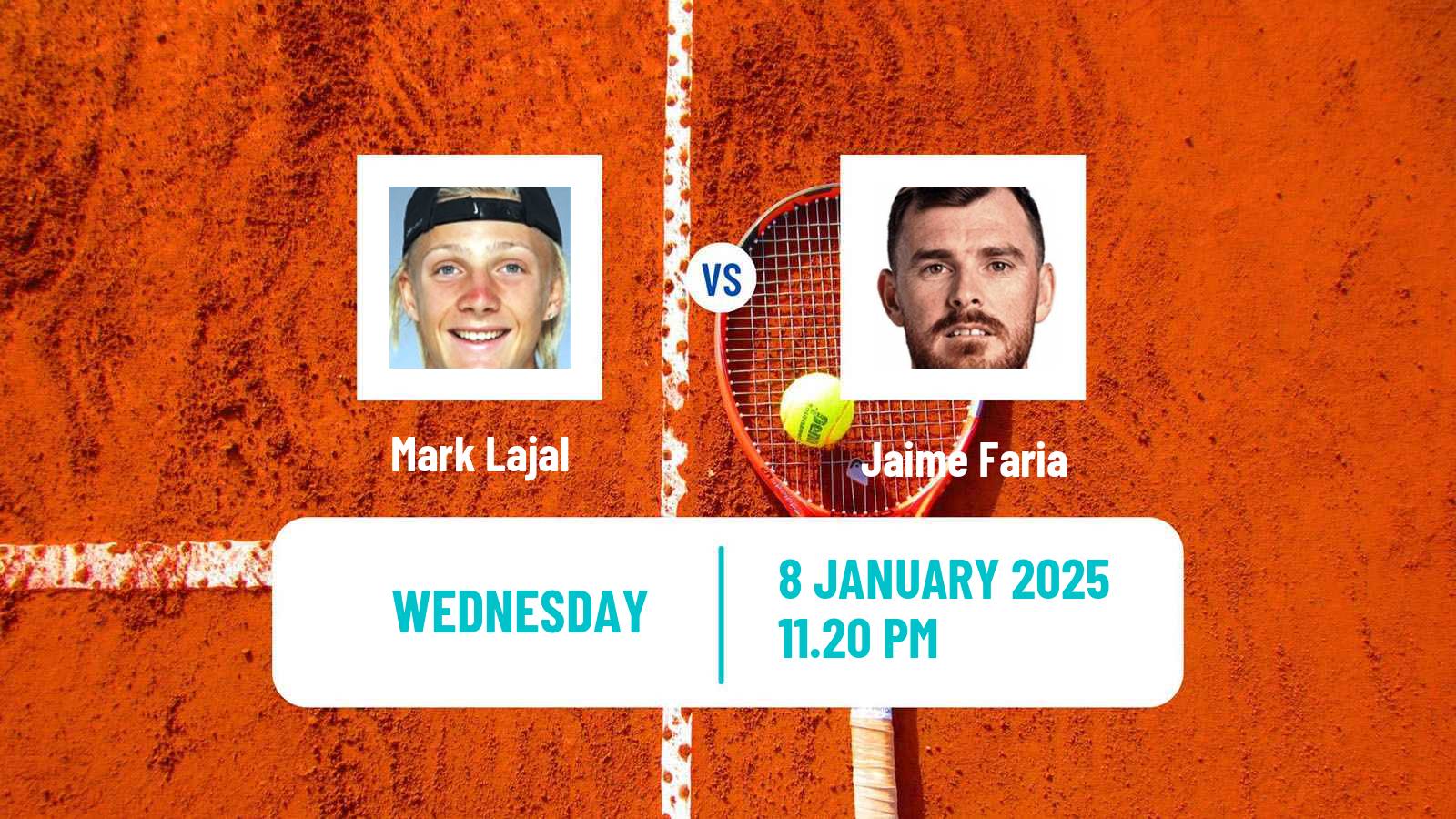 Tennis ATP Australian Open Mark Lajal - Jaime Faria