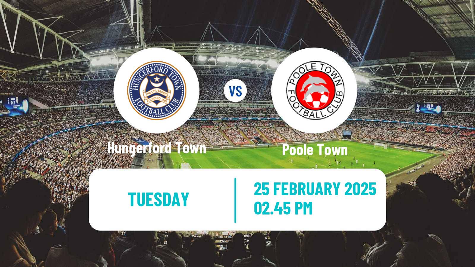 Soccer English Southern League South Division Hungerford Town - Poole Town