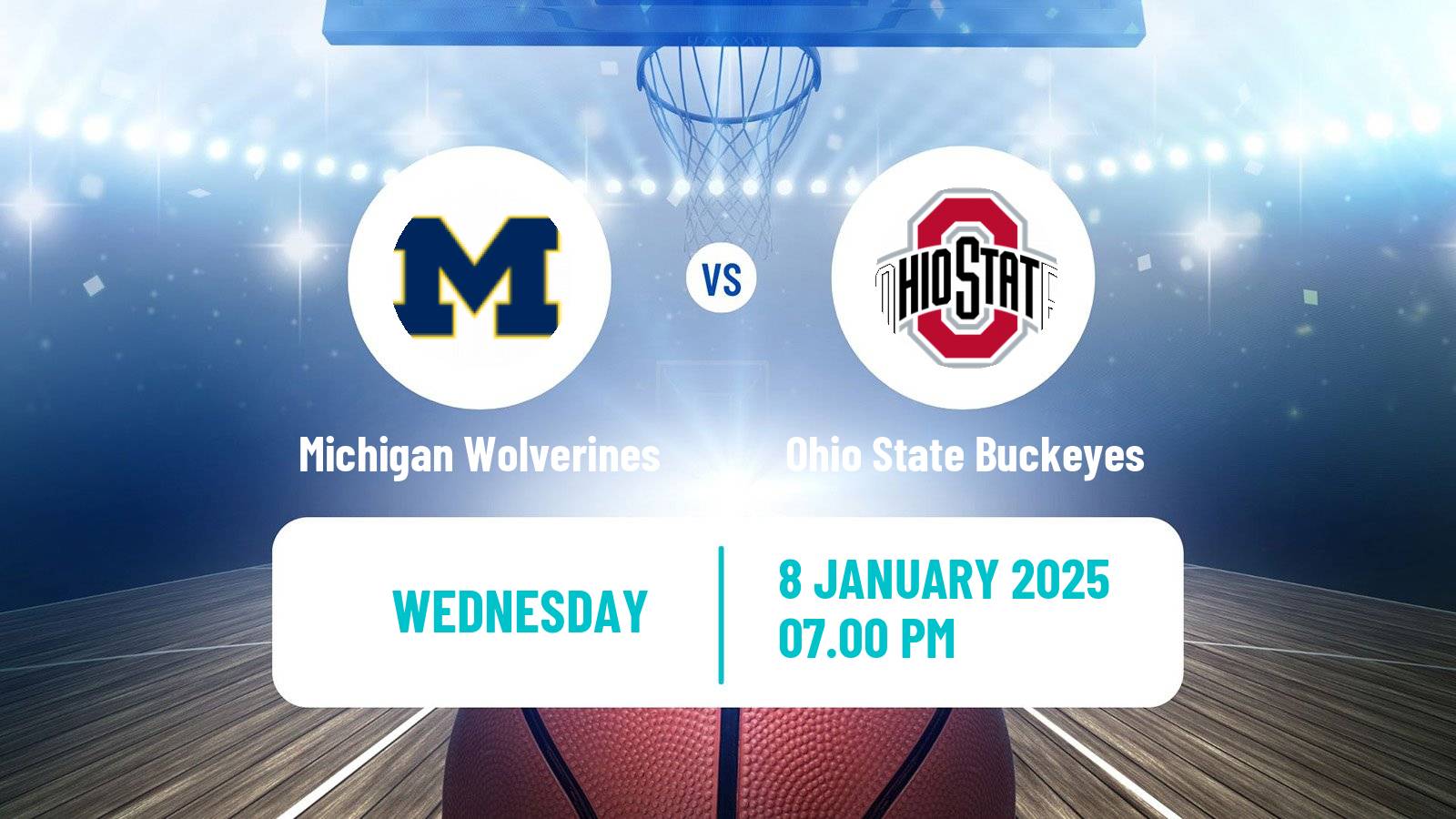 Basketball NCAA College Basketball Women Michigan Wolverines - Ohio State Buckeyes