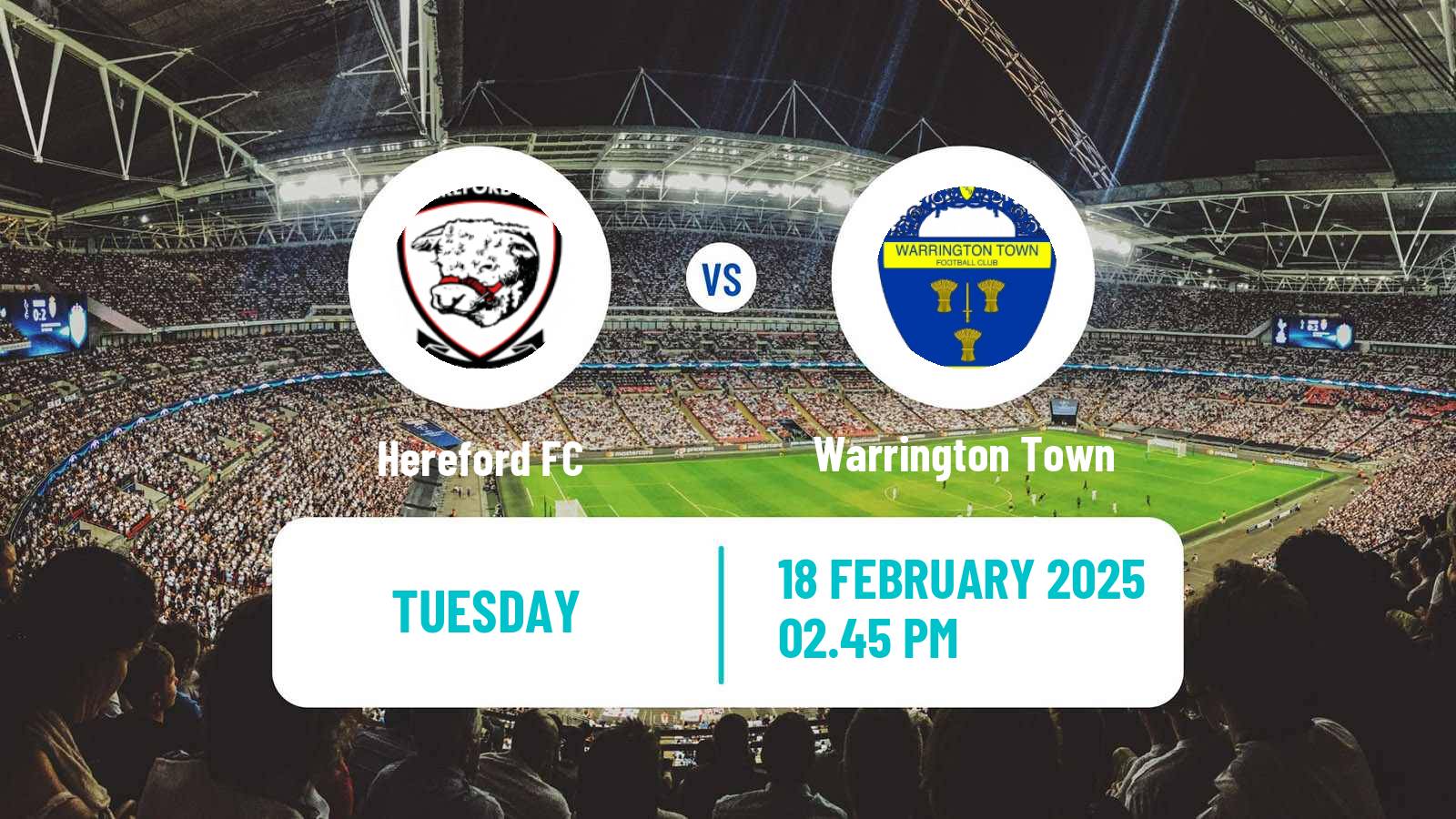 Soccer English National League North Hereford - Warrington Town