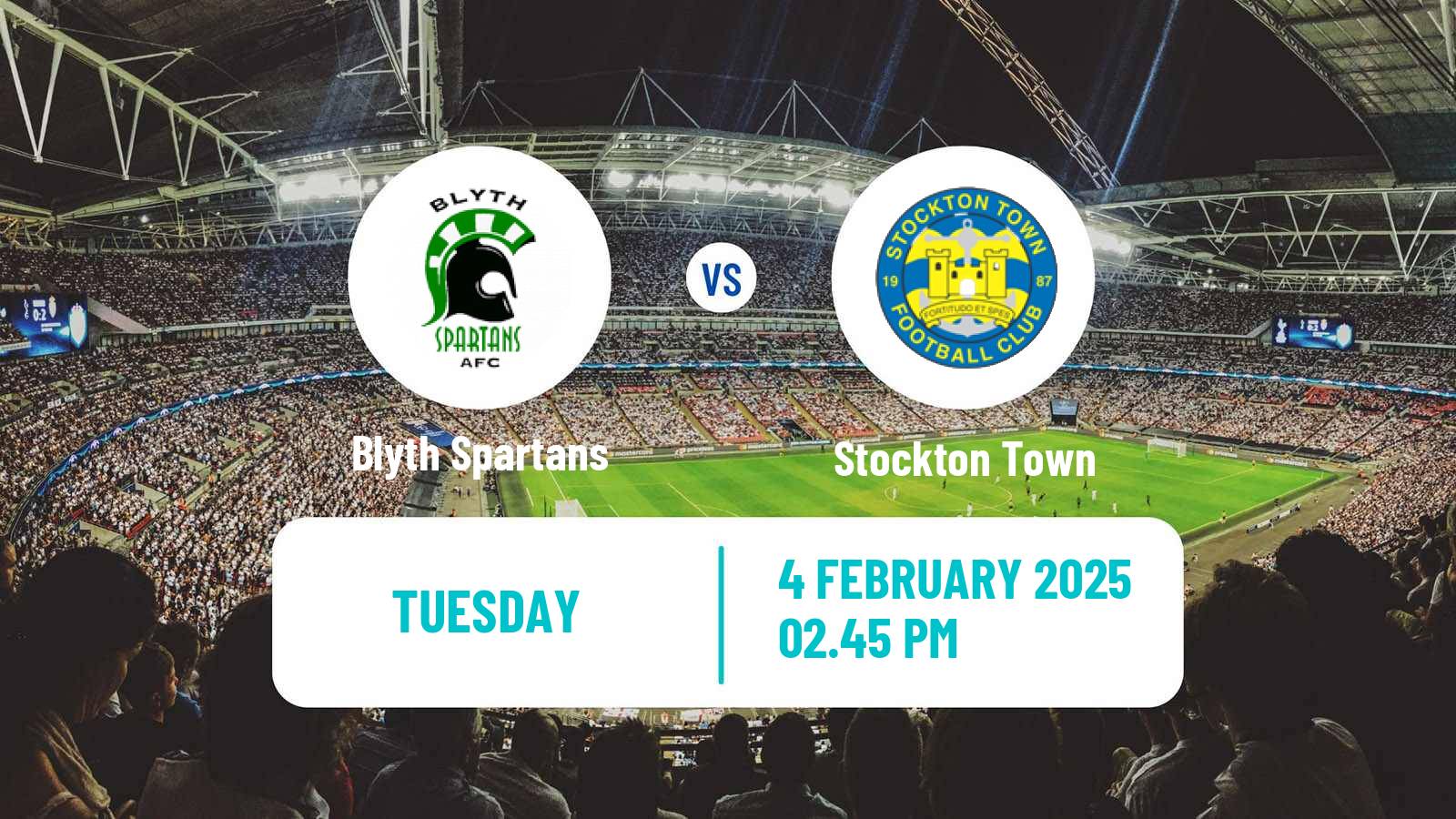 Soccer English NPL Premier Division Blyth Spartans - Stockton Town
