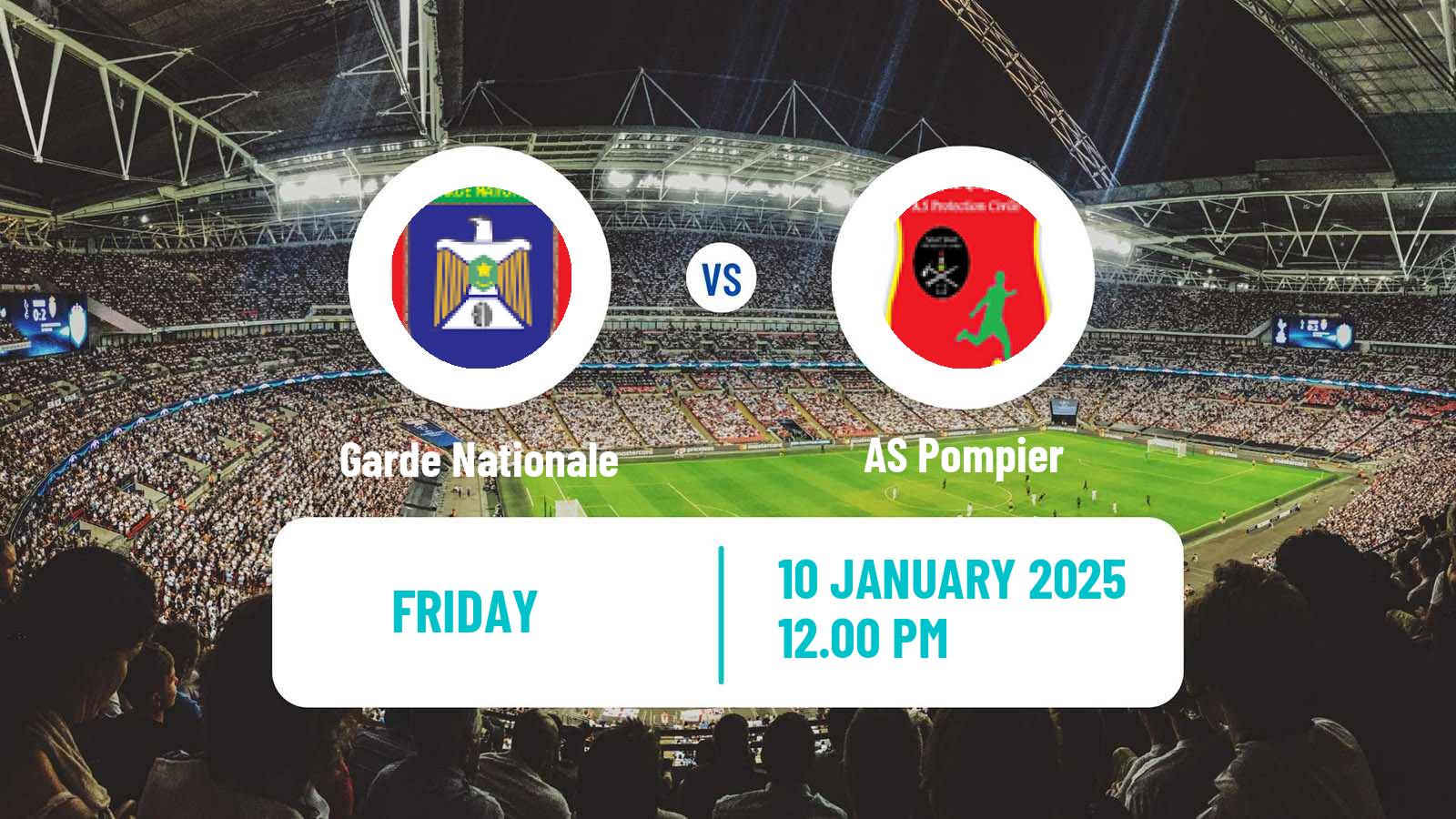 Soccer Mauritania Ligue 1 Garde Nationale - Pompier
