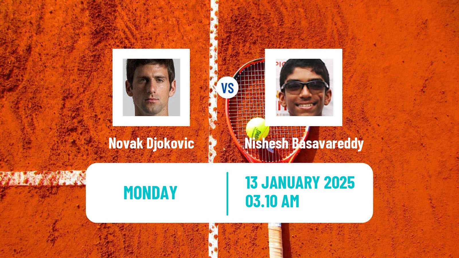 Tennis ATP Australian Open Novak Djokovic - Nishesh Basavareddy