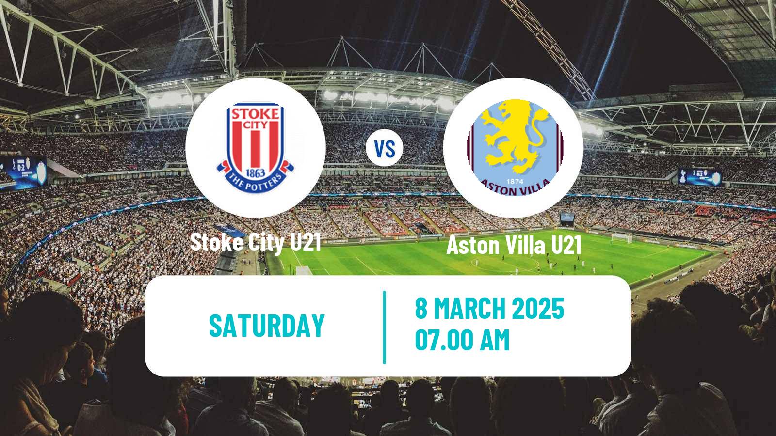 Soccer English Premier League 2 Stoke City U21 - Aston Villa U21