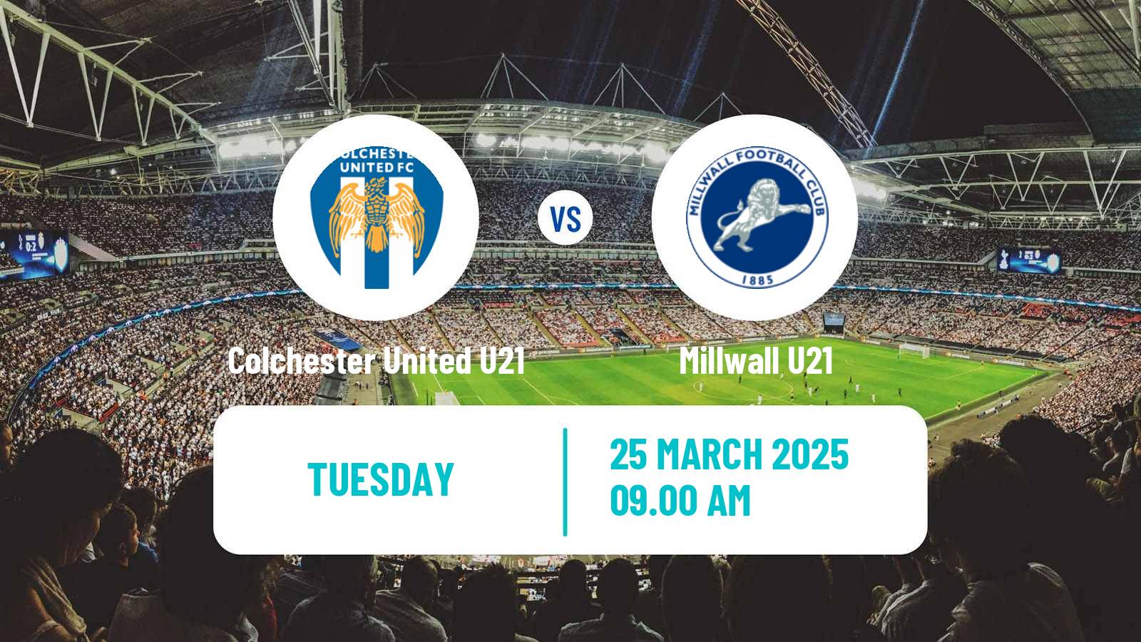 Soccer English Professional Development League Colchester United U21 - Millwall U21