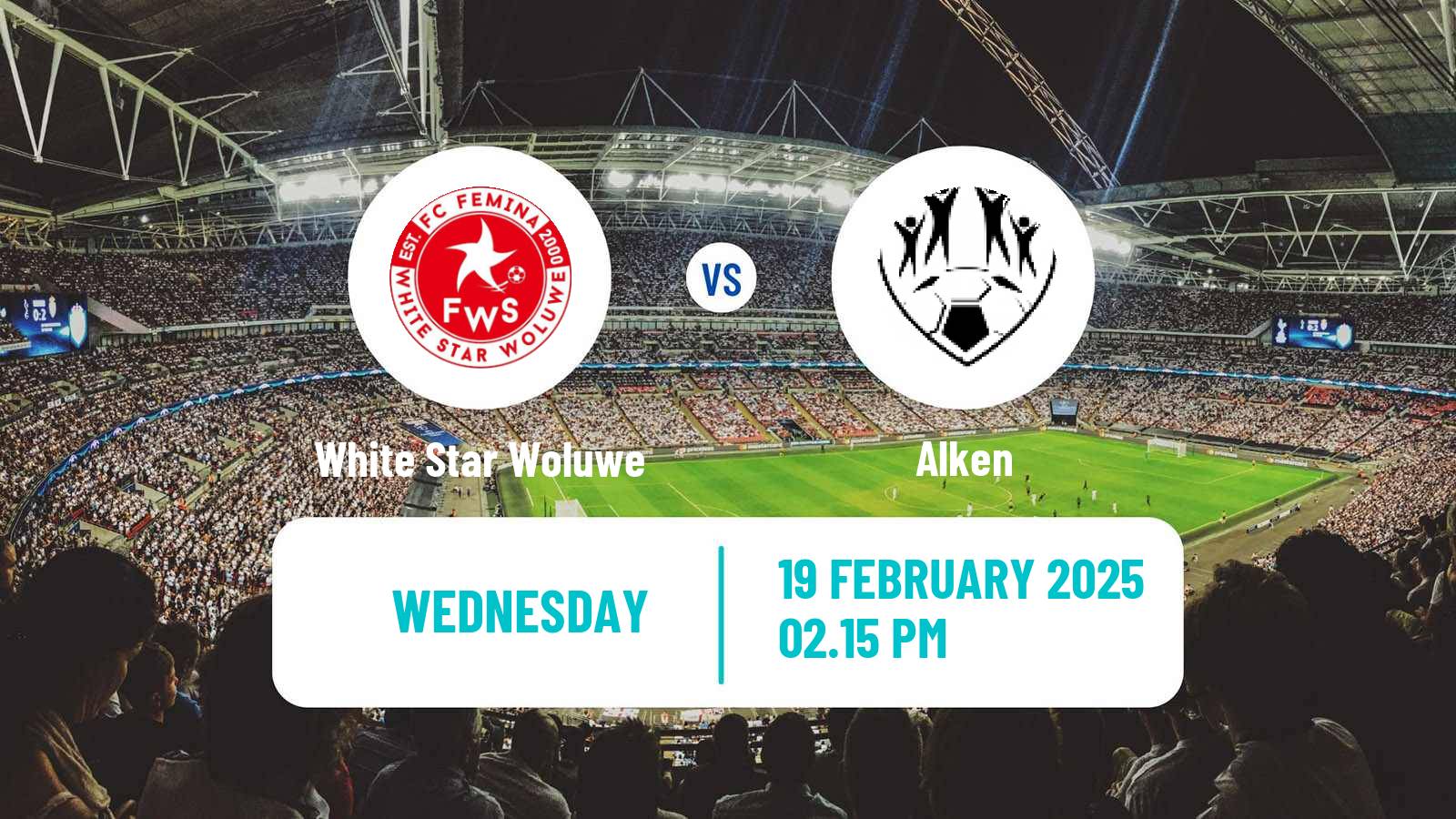 Football Belgian 1st National Women White Star Woluwe - Alken